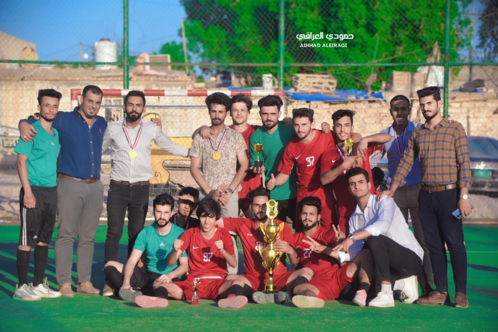 بطولة كرة القدم لطلبة جامعة ذي قار كليه التربيه للعلوم الصرفة