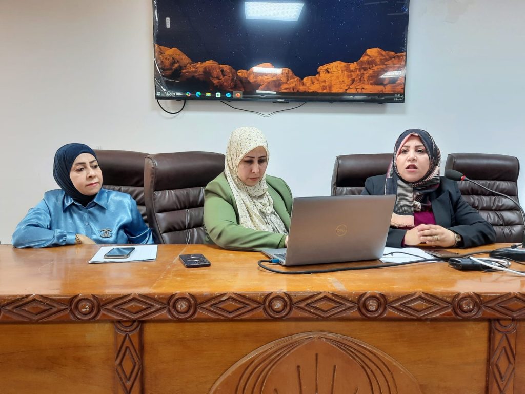 ورشة عمل في كلية التربية للعلوم الصرفة بعنوان الفحص الدوري المبكر للامراض السرطانية بمختلف انواعها